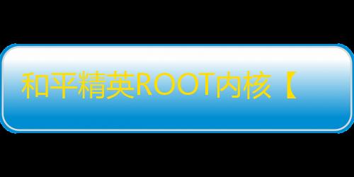 和平精英ROOT内核【SU7】外挂
